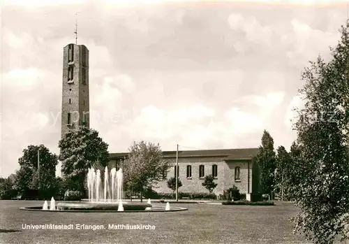 AK / Ansichtskarte Erlangen Matthaeuskirche  Kat. Erlangen