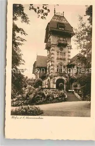 AK / Ansichtskarte Hof Saale Theresienstein Kat. Hof