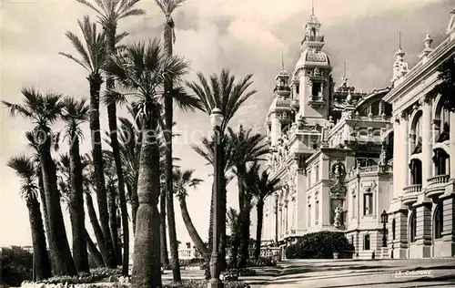 AK / Ansichtskarte Monte Carlo Casino et les Terrasses Palmiers Kat. Monte Carlo