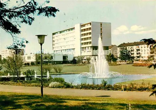 AK / Ansichtskarte Bad Nauheim Spree Sanatorium Springbrunnen Kat. Bad Nauheim