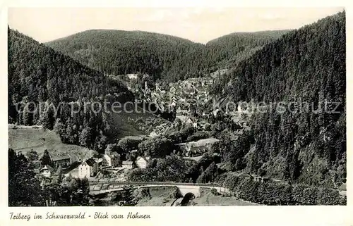 AK / Ansichtskarte Triberg Schwarzwald Blick vom Hohnen Kat. Triberg im Schwarzwald