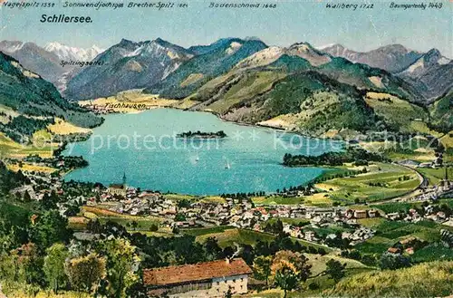 AK / Ansichtskarte Schliersee Panorama Kat. Schliersee