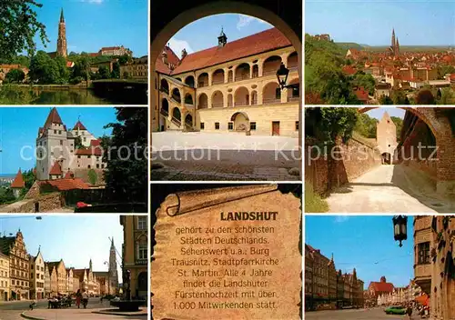 AK / Ansichtskarte Landshut Isar Burg Trausnitz  Kat. Landshut