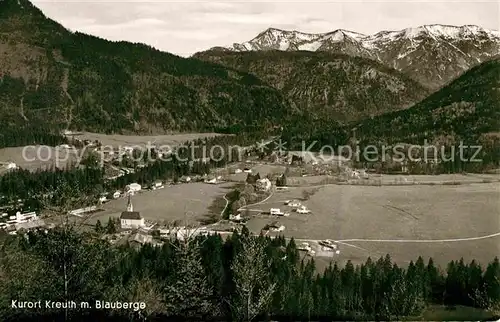 AK / Ansichtskarte Kreuth Tegernsee mit Blauberge Kat. Kreuth