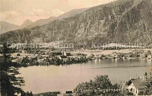 AK / Ansichtskarte Egern Tegernsee Panorama Kat. Rottach Egern