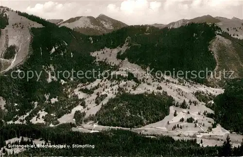 AK / Ansichtskarte Rottach Egern Tegernsee Suttengebiet Brecherspitze und Stuempfling