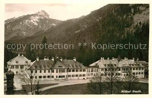 AK / Ansichtskarte Wildbad Kreuth Kurhaus mit Kurhotel Kat. Kreuth