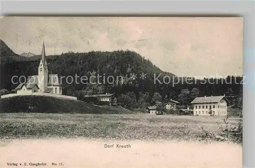 AK / Ansichtskarte Kreuth Tegernsee Kirche Kat. Kreuth