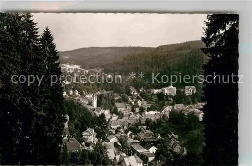 AK / Ansichtskarte Triberg Schwarzwald Totalansicht Kat. Triberg im Schwarzwald