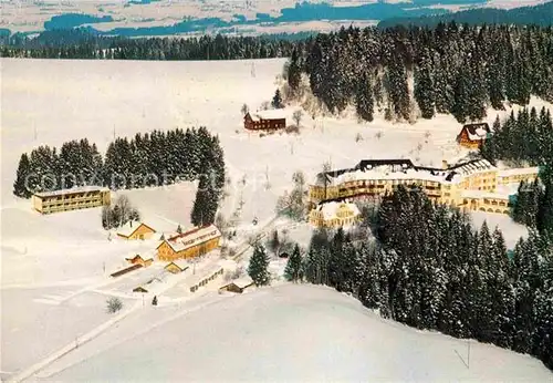 AK / Ansichtskarte Scheidegg Allgaeu Fliegeraufnahme Prinzregent Luitpold Kinderklinik Kat. Scheidegg