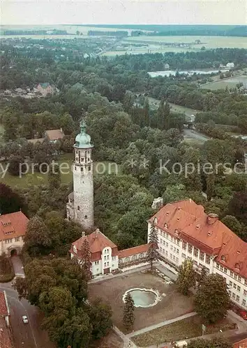 AK / Ansichtskarte Arnstadt Ilm Fliegeraufnahme Schlossruine NeideckNeues Palais Kat. Arnstadt