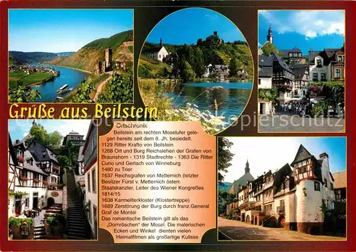 AK / Ansichtskarte Beilstein Mosel Mosel Altstadt Teilansicht  Kat. Beilstein