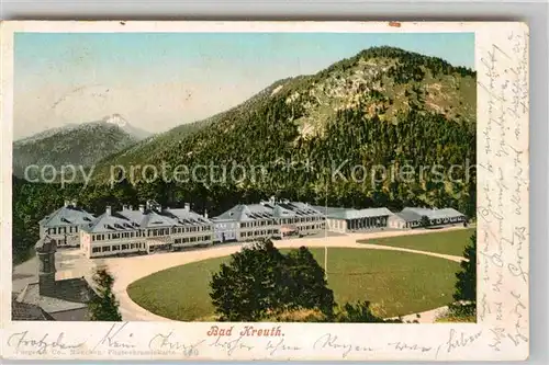 AK / Ansichtskarte Bad Kreuth Kurhaus und Sanatorium Kat. Kreuth