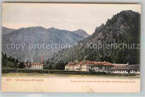 AK / Ansichtskarte Wildbad Kreuth Kurhaus und Kursanatorium Kat. Kreuth