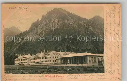 AK / Ansichtskarte Wildbad Kreuth Kurhaus und Kurhotel Kat. Kreuth