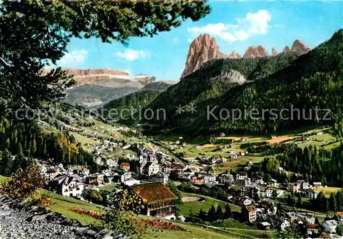 AK / Ansichtskarte Val Gardena Ortisei Gruppo Sella Sassolungo Kat. Italien