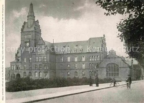 AK / Ansichtskarte Karlsruhe Baden Goetheschule