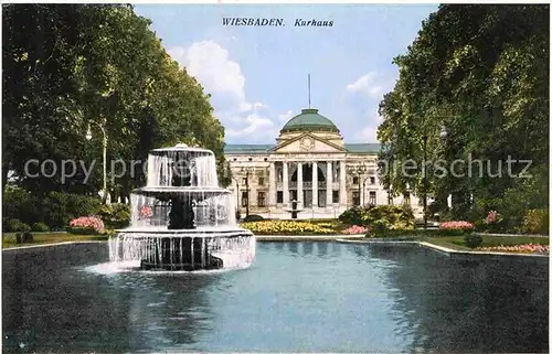 AK / Ansichtskarte Wiesbaden Kurhaus  Kat. Wiesbaden