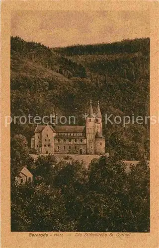 AK / Ansichtskarte Gernrode Harz Stiftskirche St. Cyriaci  Kat. Gernrode Harz