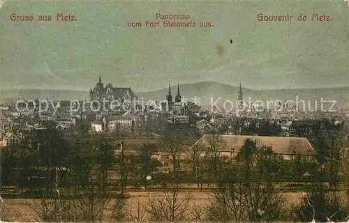 AK / Ansichtskarte Metz Moselle Panorma vom Fort Steinmetz Kat. Metz