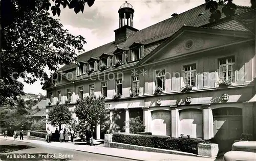 AK / Ansichtskarte Baden AG Volksheilbad Freihof  Kat. Baden