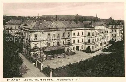 AK / Ansichtskarte Erlangen Universitaets Krankenhaus Kat. Erlangen