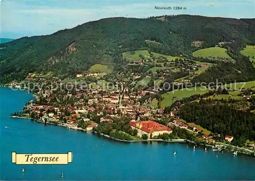 AK / Ansichtskarte Tegernsee mit Neureuth Fliegeraufnahme Kat. Tegernsee