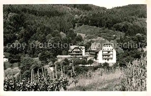 AK / Ansichtskarte Oberglottertal Sanatorium Kurhaus Glotterbad Kat. Glottertal