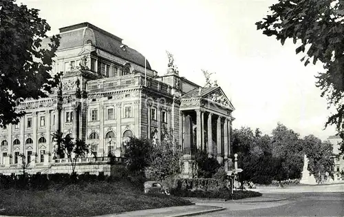 AK / Ansichtskarte Wiesbaden Hessischer Staatstheater Kat. Wiesbaden