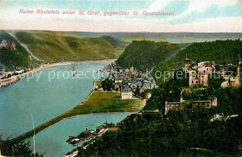 AK / Ansichtskarte St Goar Ruine Rheinfels St. Goarshausen Kat. Sankt Goar