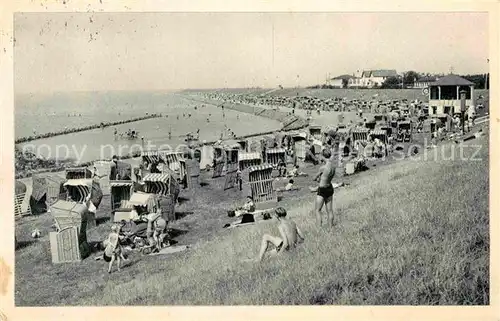 AK / Ansichtskarte Buesum Nordseebad Strand Kat. Buesum