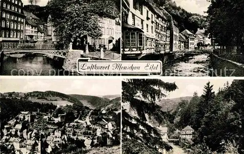 AK / Ansichtskarte Monschau Fliegeraufnahme Brueckenpartie Kat. Monschau