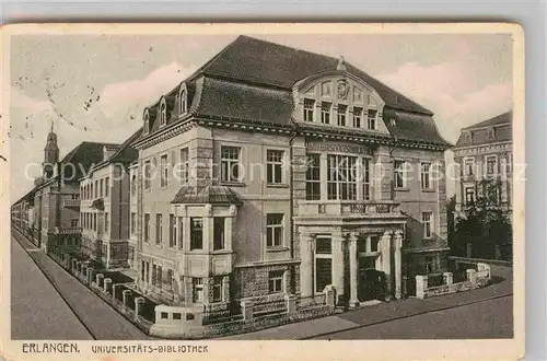 AK / Ansichtskarte Erlangen Universitaets Bibliothek  Kat. Erlangen