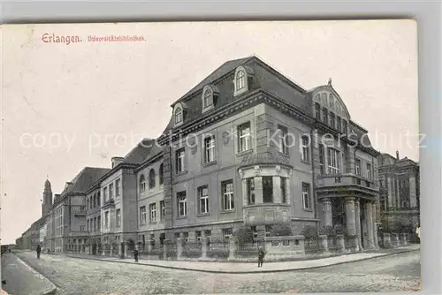 AK / Ansichtskarte Erlangen Universitaets Bibliothek  Kat. Erlangen