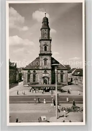 AK / Ansichtskarte Erlangen Hugenottenplatz Reformierte Kirche Kat. Erlangen