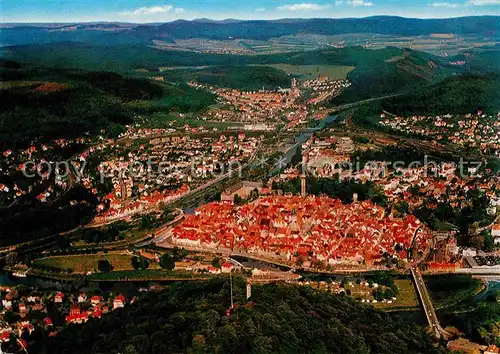 AK / Ansichtskarte Hann. Muenden Fliegeraufnahme Kat. Hann. Muenden