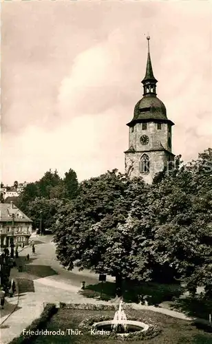 AK / Ansichtskarte Friedrichsroda Kirchenpartie Kat. Friedrichsroda