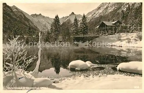 AK / Ansichtskarte Oberstdorf Christlesee Kat. Oberstdorf