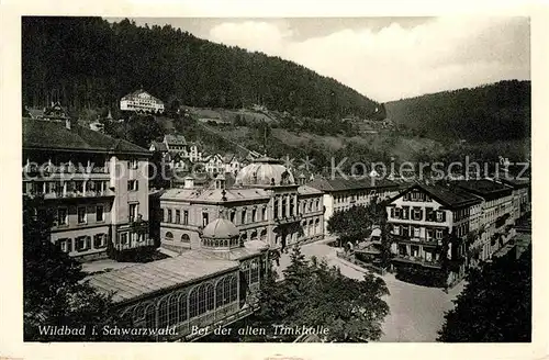 AK / Ansichtskarte Wildbad Schwarzwald alte Trinkhalle Kat. Bad Wildbad