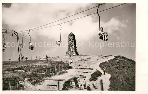 AK / Ansichtskarte Sessellift Feldberg Schwarzwald  Kat. Bahnen