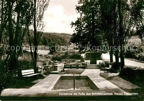 AK / Ansichtskarte Hartenrod Gladenbach Neues Tretbecken Kat. Bad Endbach