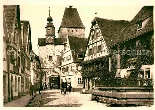 AK / Ansichtskarte Rothenburg Tauber Roedergasse  Kat. Rothenburg ob der Tauber