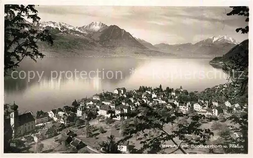 AK / Ansichtskarte Gersau Vierwaldstaettersee Buochserhorn Pilatus  Kat. Gersau