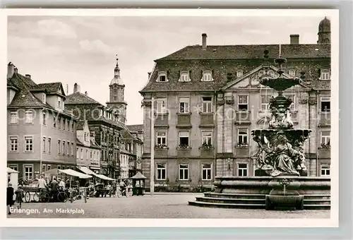 AK / Ansichtskarte Erlangen Marktplatz Kat. Erlangen