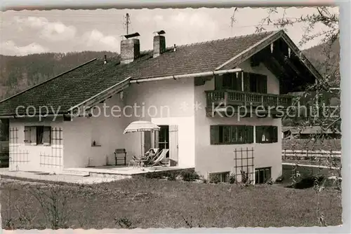 AK / Ansichtskarte Rottach Egern Tegernsee Pension Sonnenmoosstrasse 19