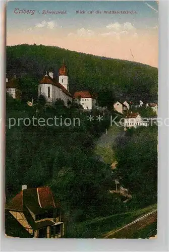 AK / Ansichtskarte Triberg Schwarzwald Wallfahtskirche Kat. Triberg im Schwarzwald