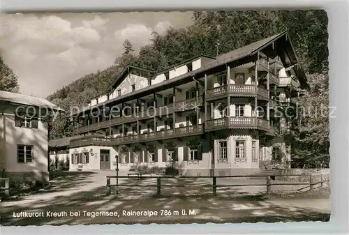 AK / Ansichtskarte Bad Kreuth Raineralpe Kat. Kreuth