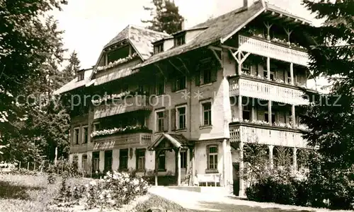 AK / Ansichtskarte Villingen Schwenningen Hotel Tannenhoehe Kat. Villingen Schwenningen