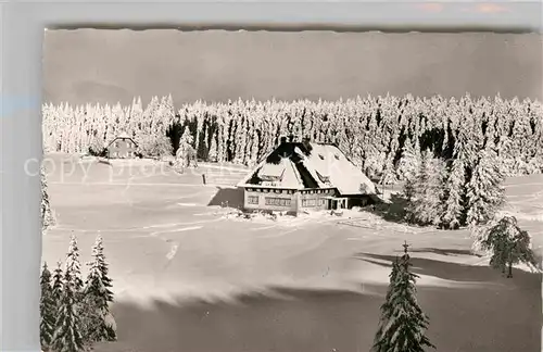 AK / Ansichtskarte Furtwangen Hoehengasthaus Martinskapelle Kat. Furtwangen im Schwarzwald