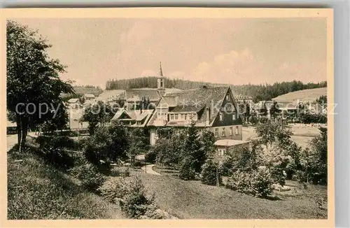 AK / Ansichtskarte Schoenwald Schwarzwald Teilansicht Kat. Schoenwald im Schwarzwald